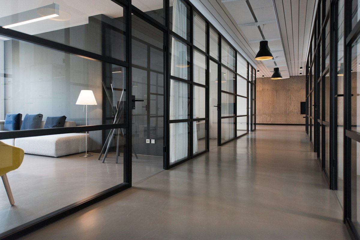 Bright workspace for business planning and collaboration